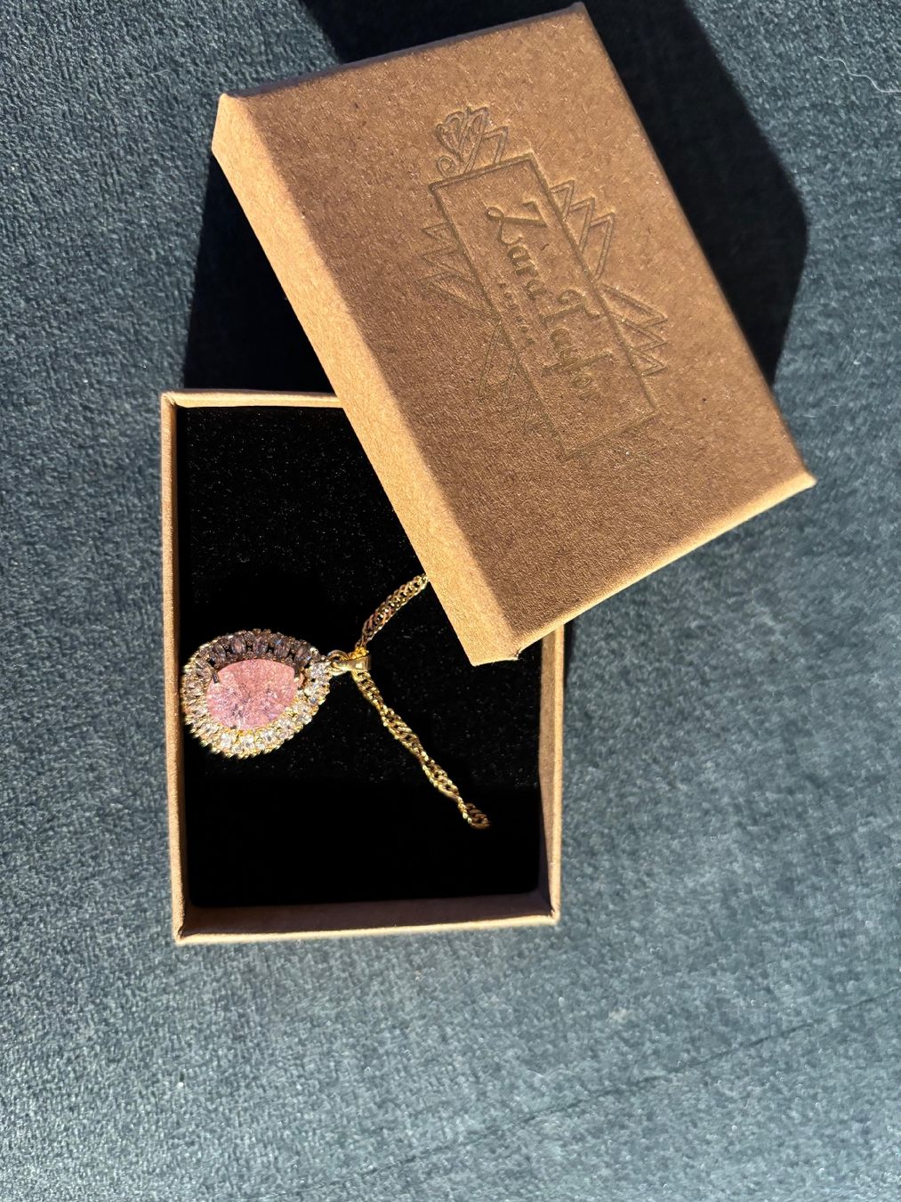 Catenine: Halskette Rosa Zirkonia – Nuovo (secondo la descrizione) da Cham venduto da seb_tl7j 1