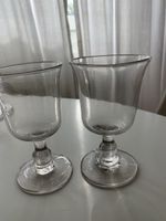  Paire de verre soufflé main ancien ( fin 1800)
