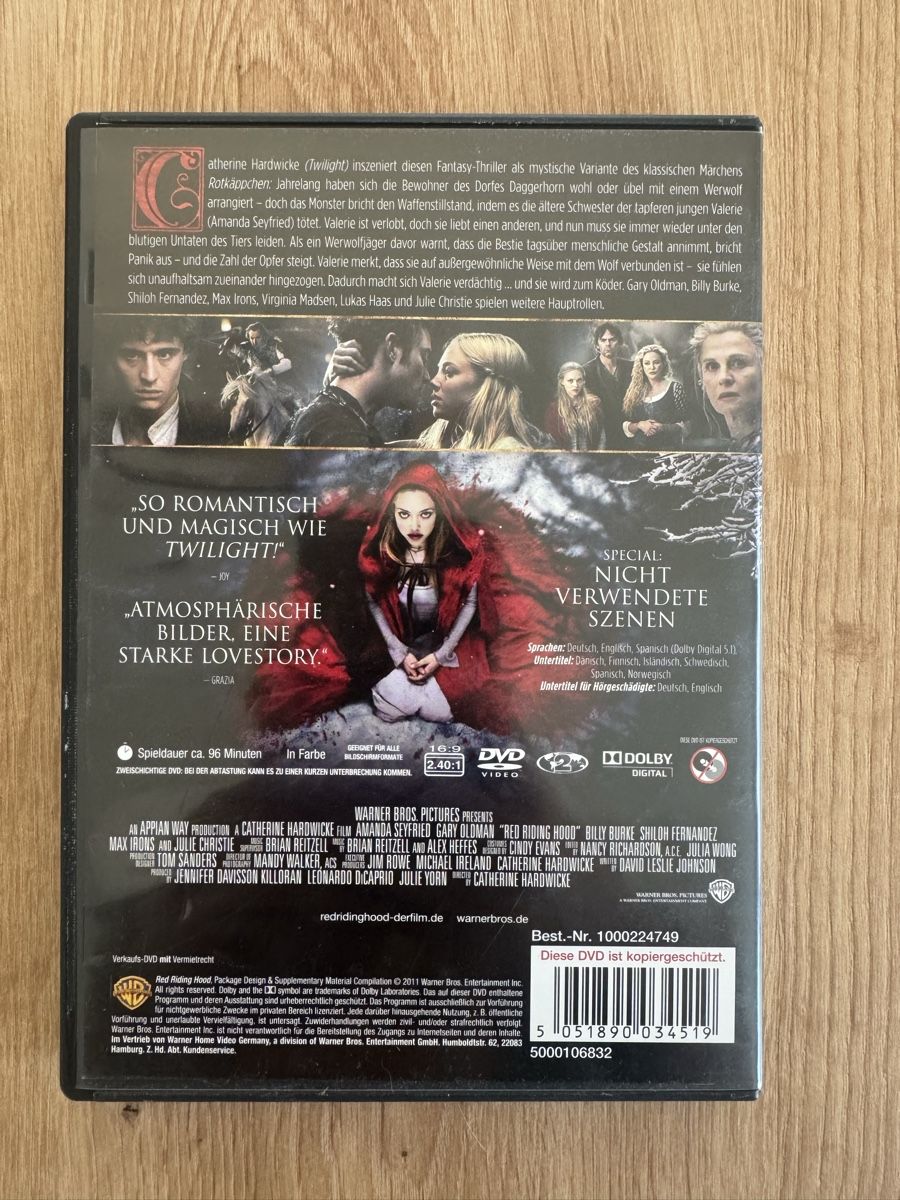 Alle DVDs: Red riding hood DVD – Gebraucht aus Bütschwil von kim0410 1