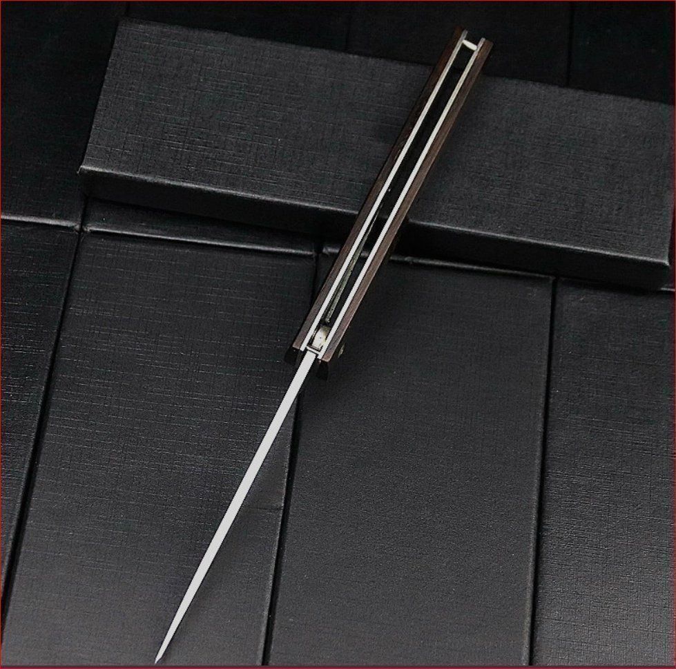 Coltelli tascabile: Taschenmesser mit Lederetui Tanto Klinge – Nuovo e nell'imballaggio originale da Burgdorf venduto da XJ6 2