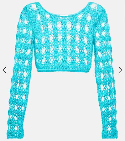 Anna Kosturova crochet cotton top, hand made