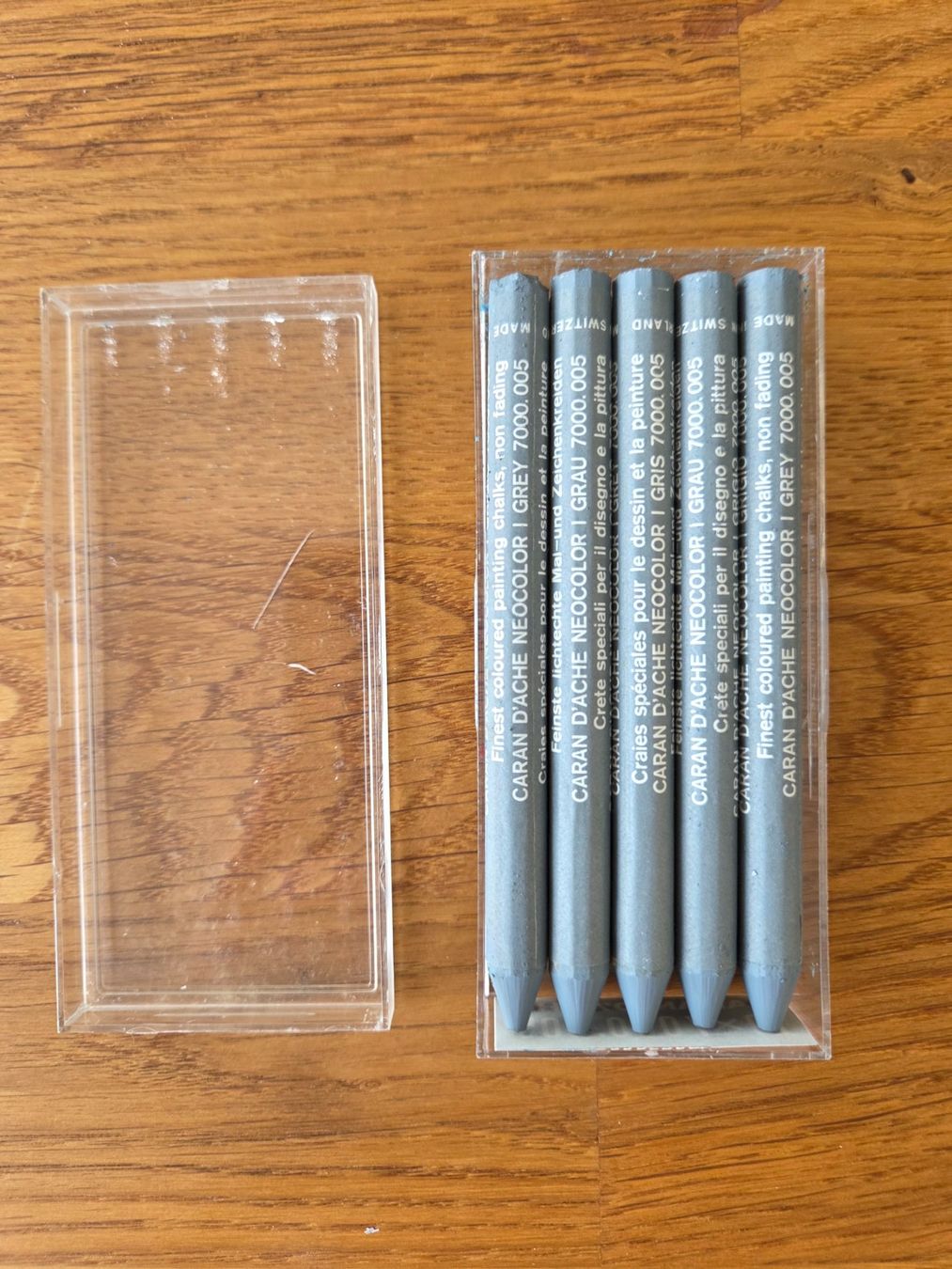 Caran D'Ache Stifte & Marker: Caran d'Ache Neocolor I Grau 10 Stück neu – Neu und originalverpackt aus Ennetmoos von Gamer2