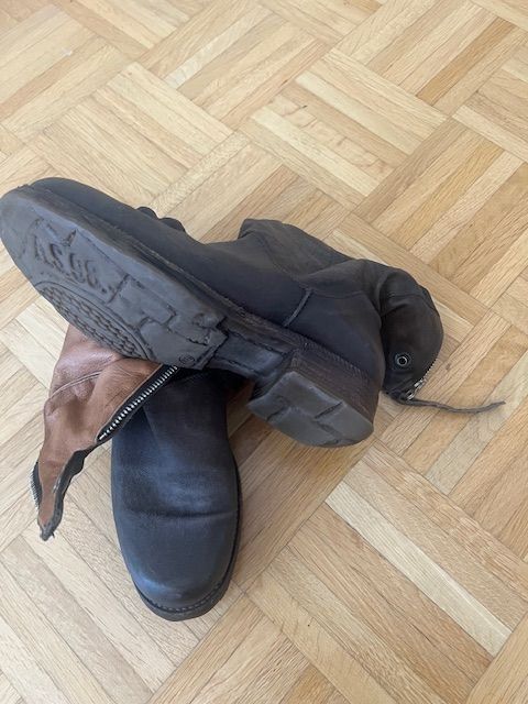 A.S.98 Scarpe da donna: Stiefeletten A.S.98 Voll-Leder Gr. 40-41 – Usato da Walenstadt venduto da ricamul 3