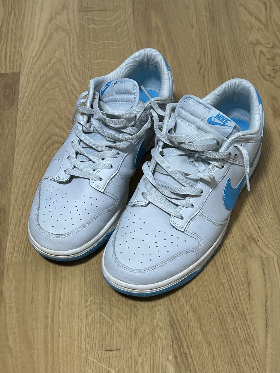 Nike Scarpe da uomo: Nike Dunk Low weiss/hellblau Herren Grösse 46 300CN – Usato da Köniz venduto da HF_EVO_JTD