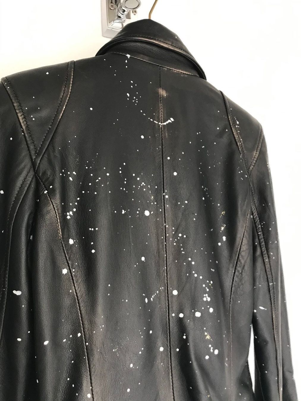 Giacche: Lederjacke schwarz, Gr. IT42, Unikat – Nuovo (secondo la descrizione) da Kilchberg venduto da boudoir076 6