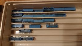 21x Stiftleiste 2x10-pol. 90° RM2.54