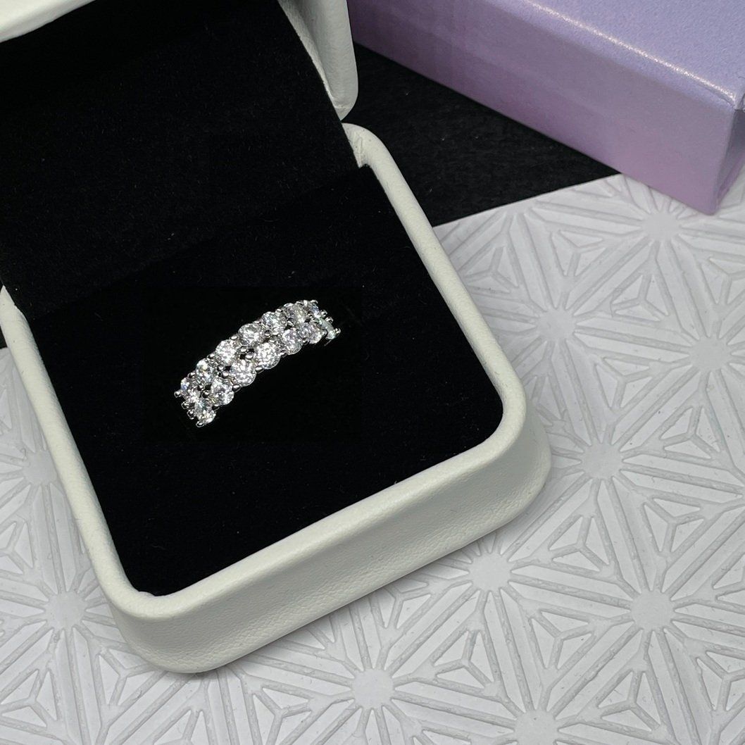 Ringe: Moissanite Ring, Silber 1.4ct - Gr. 59 – Neu (gemäss Beschreibung) aus Thun von Creative-Art-Tess 1