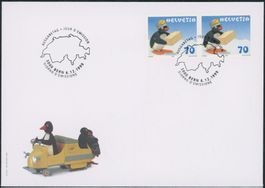 1999 - Pingu - Abart - FDC ET