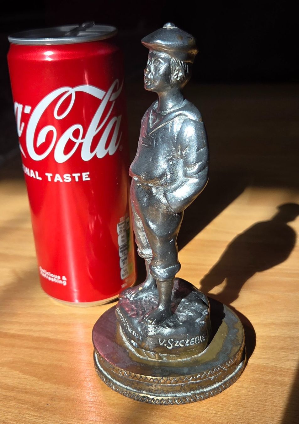 Sculture & Statue: Bronze Skulptur Pfeiffender Junge Mousse Siffleur versilbert – Usato da Horw venduto da iglu370 6