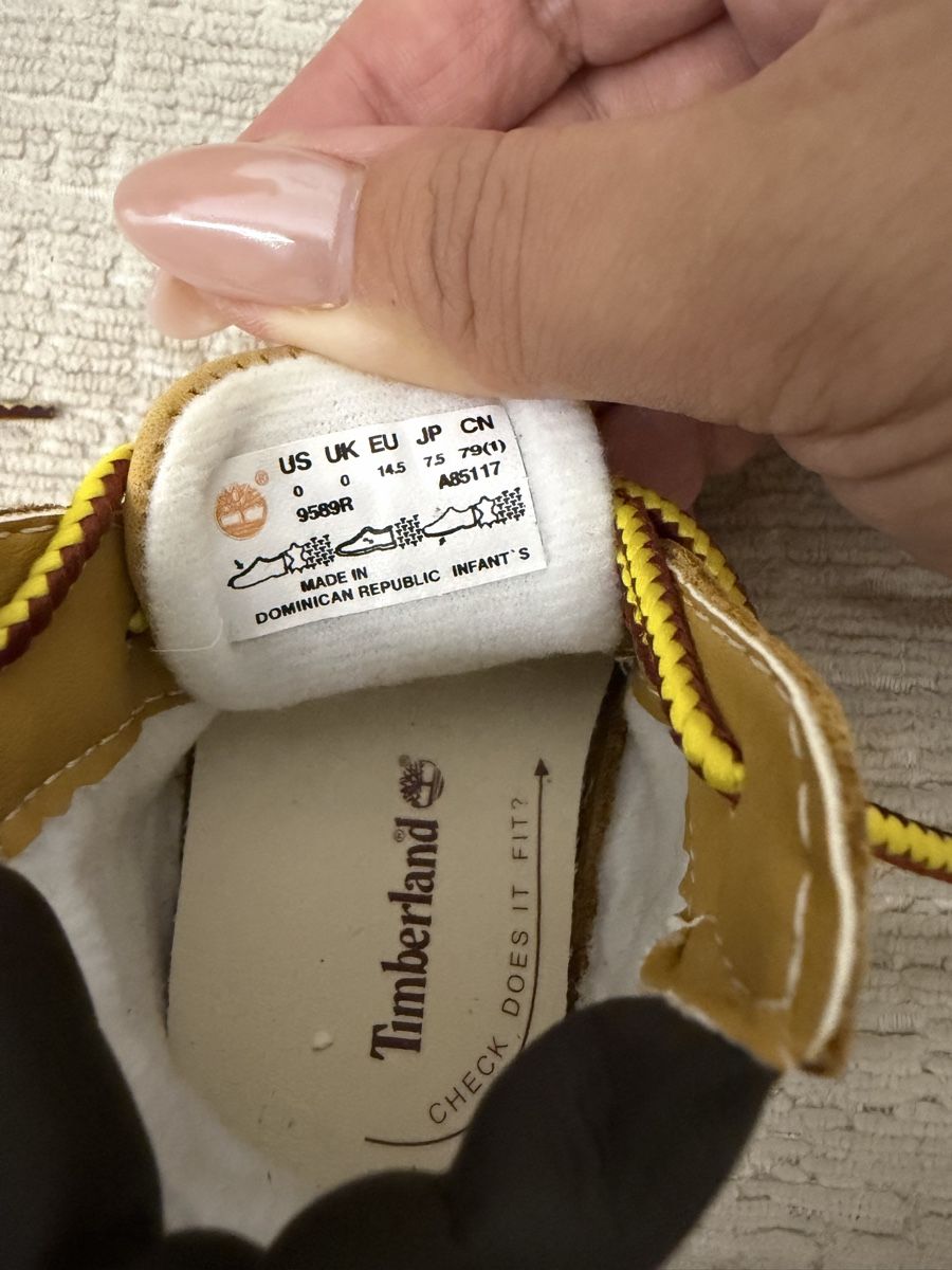 Timberland Scarpe per ragazzi: Ungetragene Timberland Babyschuhe – Nuovo (secondo la descrizione) da Altendorf venduto da Carcoura 3