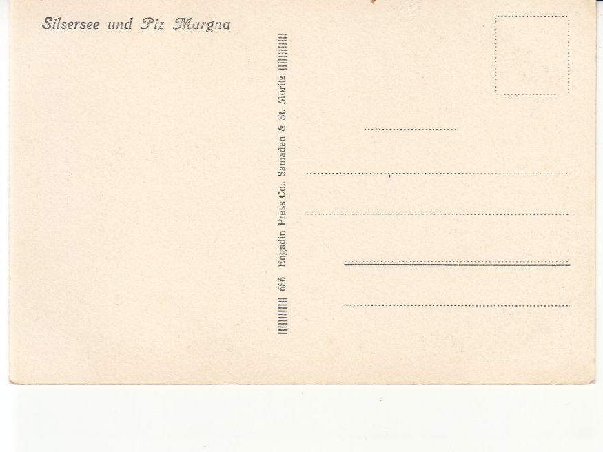 Cartoline postali: Silsersee ca. 1920 – Usato da Bürglen TG venduto da StampGraf 1