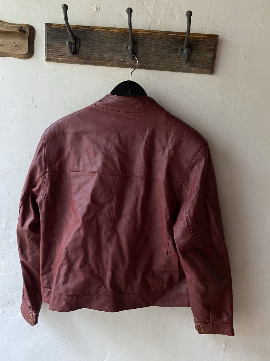 Jacken: Lederjacke Echtleder bordeaux Grösse S/ M – Gebraucht aus Muri b. Bern von jan_jr2w 1