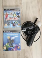 Playstation Move Set mit 2 Games (PS3) - Top Zustand!