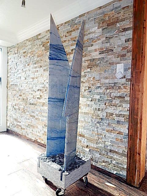 Sculture & Statue: Stein Skulptur Azul Macaubas Einzelstück – Nuovo (secondo la descrizione) da Hittnau venduto da Silvio50 8