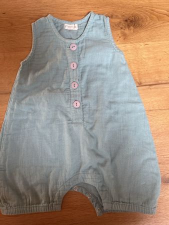 Baby Sommer Strampler, Grösse 6-12 Monate, Biobaumwolle