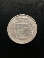 5 Schweizer Franken Silber 1933