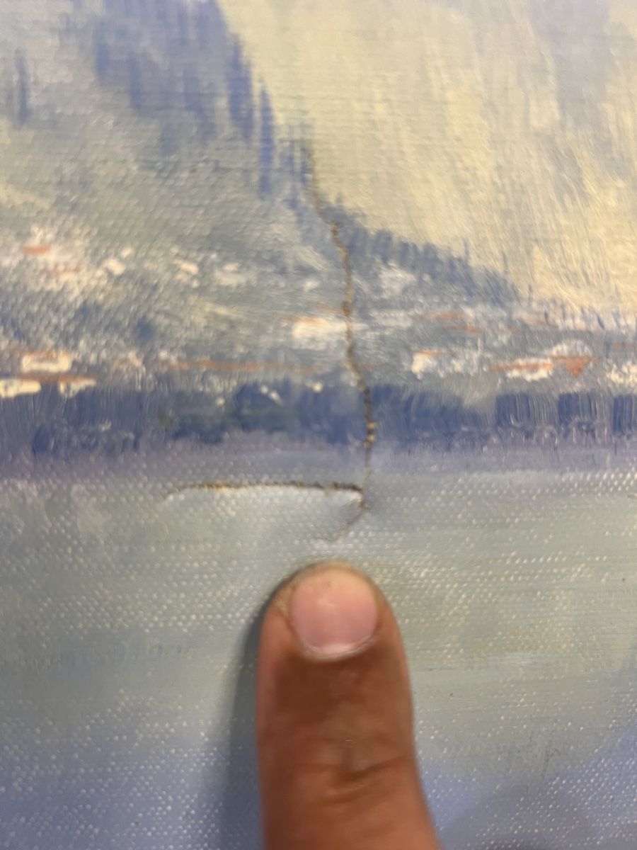 Dipinti: Tableau Eugène Devaud de Madelin(1906-1992)huile signée – Usato da Genève venduto da Leboucheoreilles 4