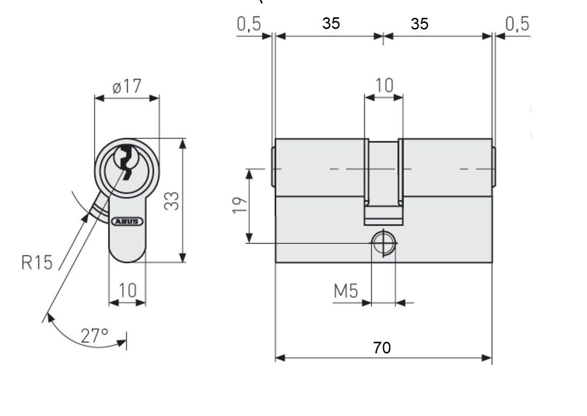 Abus Cilindri per serratura: Abus Doppelzylinder E60NP 35/35 – Nuovo e nell'imballaggio originale da Kägiswil venduto da nick333 2