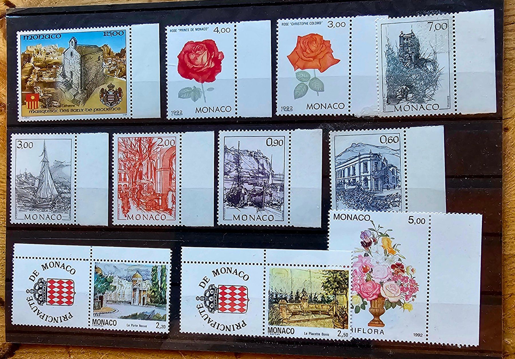 Tutti i francobolli: MONACO timbres neufs ** ~1992 – Nuovo (secondo la descrizione) da Les Valettes venduto da Nuba1