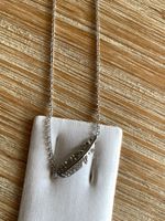 Collier plume argent 925 neuf
