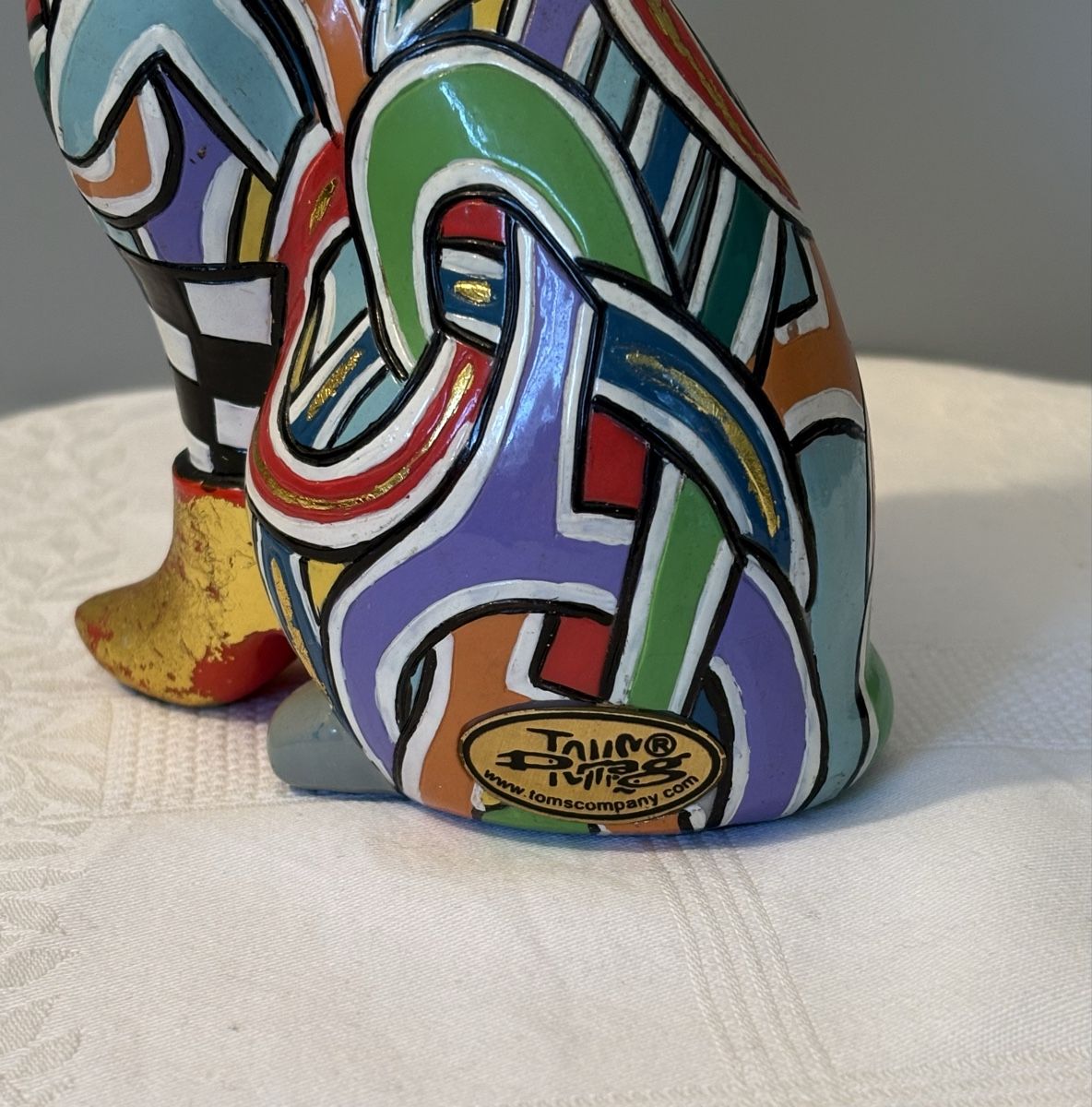 Toms Drag Statuette: Toms Drag Katze sitzend – Usato da Riehen venduto da BESSI17 2