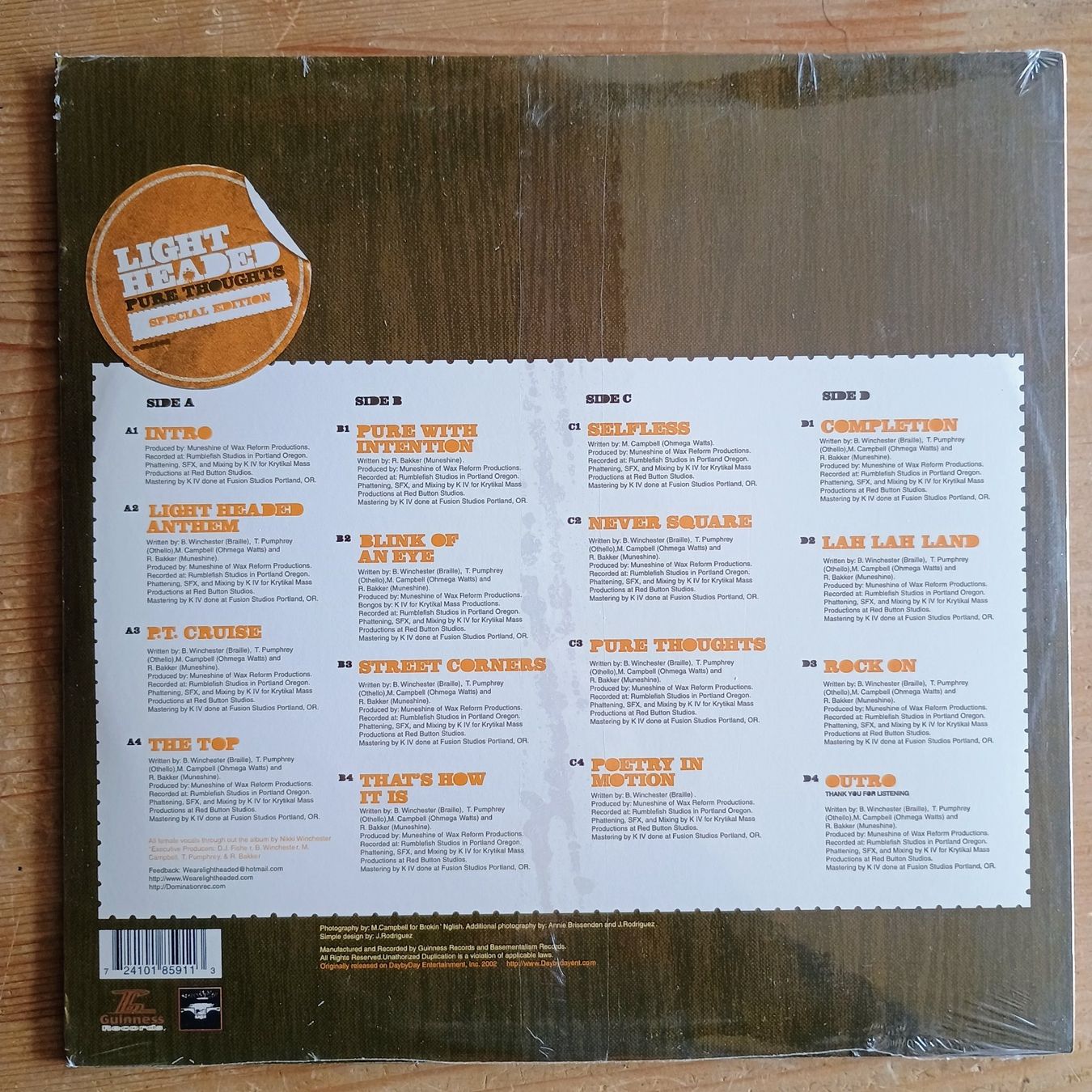 Dischi in vinile: Lightheaded ‎– Pure Thoughts 2xLP 2004  SEALED – Usato da münchenstein venduto da karl_heinz_krasser 1