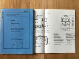 SBB Lokomotiv Reglement Re 6/6 Prototypen 11601-11604