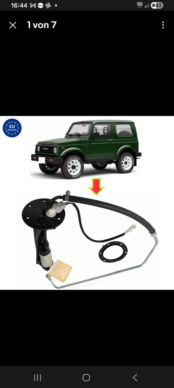 Tutti pezzi di ricambio auto: Suzuki Samurai/SJ413 – Nuovo e nell'imballaggio originale da Luthern venduto da bru_tb62