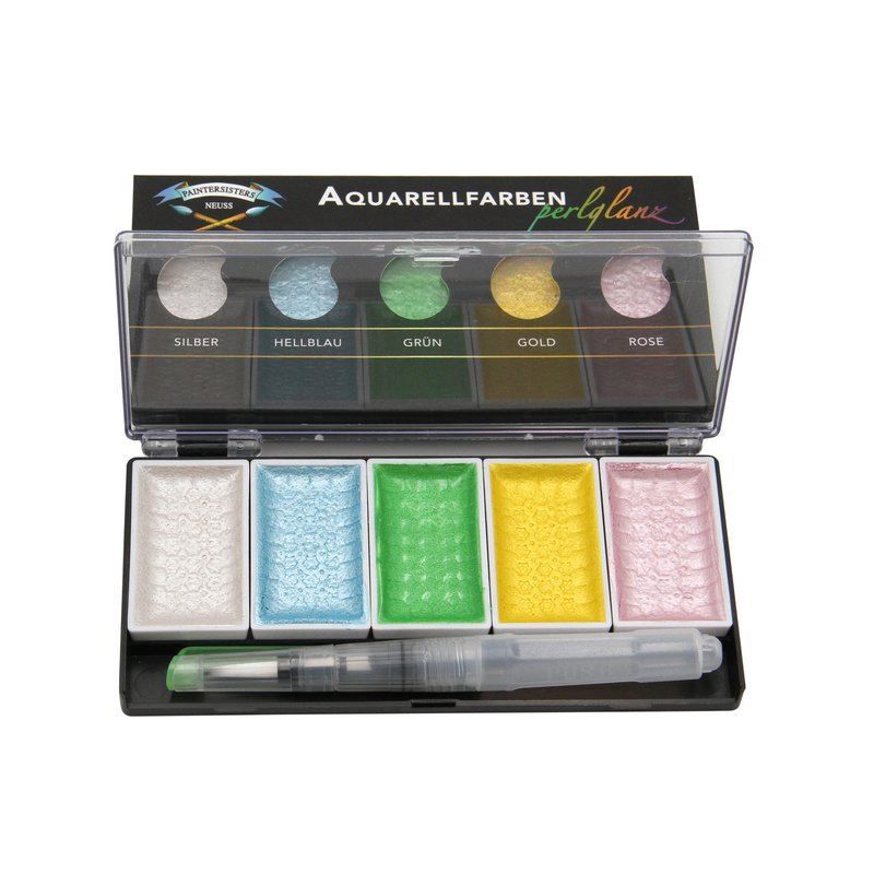 Colori: Aquarellfarben Perlglanz 5er Set – Nuovo e nell'imballaggio originale da Escholzmatt venduto da crazyteam 3