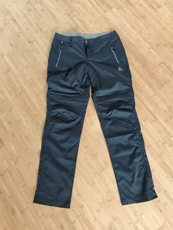 Odlo Trekkinghose Ascent light, Zip, schwarz, Groesse 38