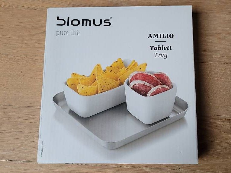 Piatti di portata: Blomus Tablett Amilio Edelstahl NEU – Nuovo e nell'imballaggio originale da Zofingen venduto da Loop_ReSale