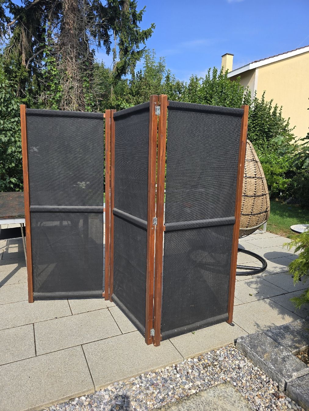 Paraventi: Sichtschutz / Paravan Holz 3-teilig gebraucht – Usato da Therwil venduto da Topaz68 1