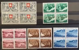 1953 - Pro Patria - Viererblock - Postfrisch **