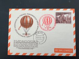 Ballonpost Österreich Brief Steyr 1955  Luxus  (V101)