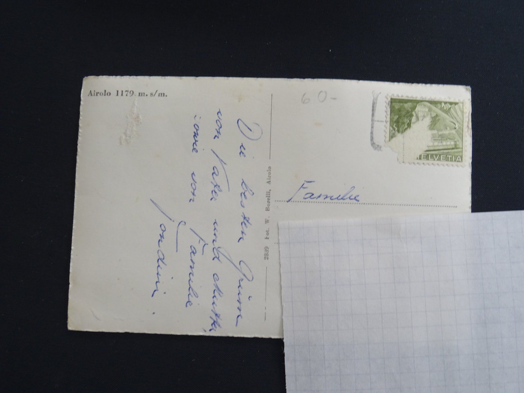 Cartoline postali: Postkarte Airolo – Usato da Rothrist venduto da heinrich1966 1