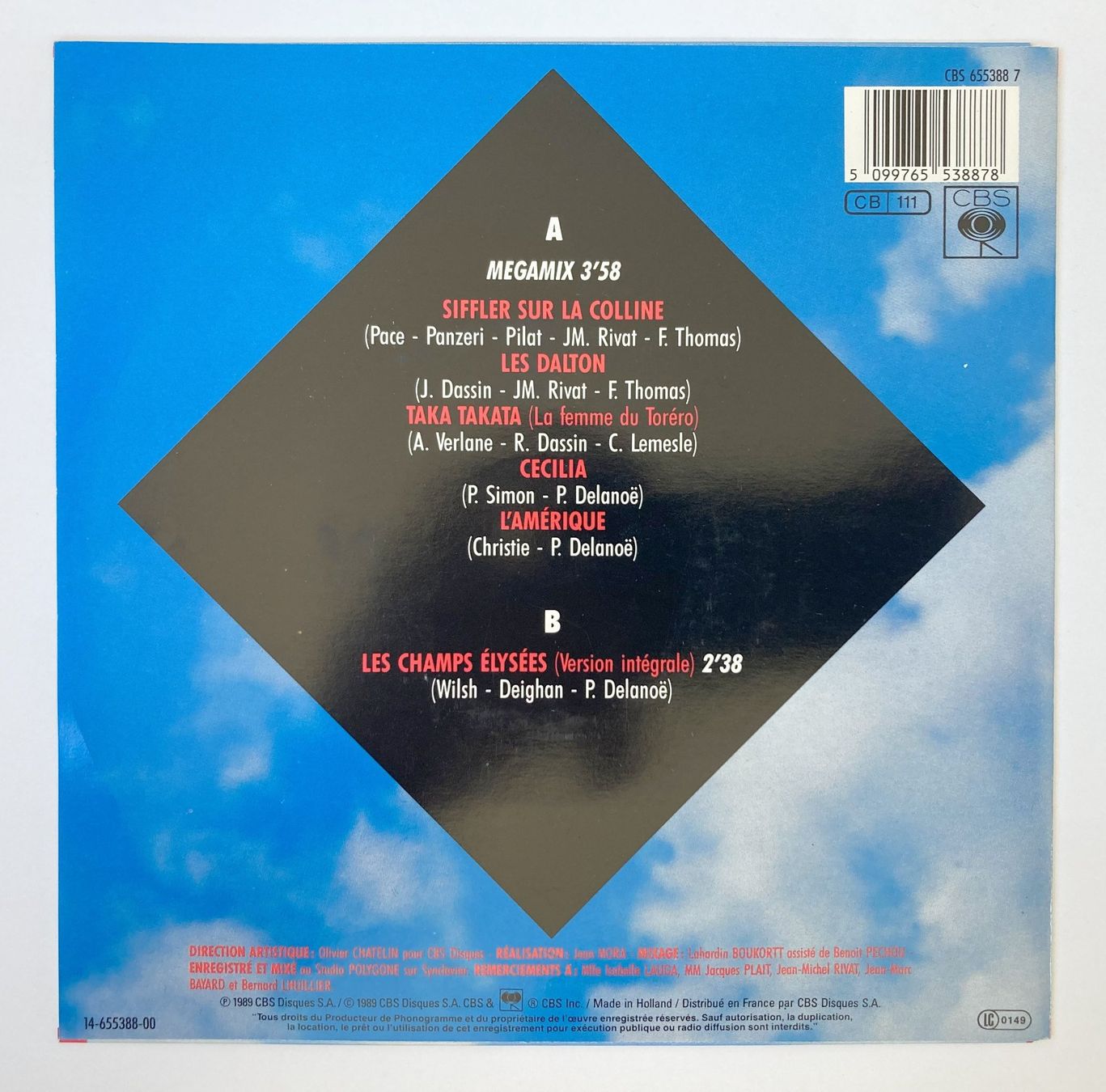 Schallplatten: JOE DASSIN - MEGAMIX 90 – Gebraucht aus Bottens von hotter-than-hell 1