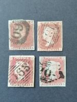 4mal One Penny Red 1841, Platte 80 und 81