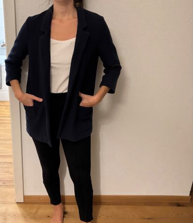 Veste, bleue, taille L