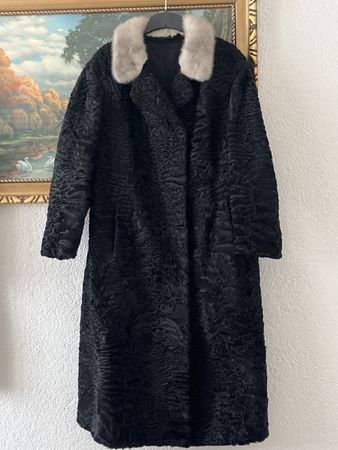 Persisch EchteFel Mantel Mit NerzKrage Top zustan