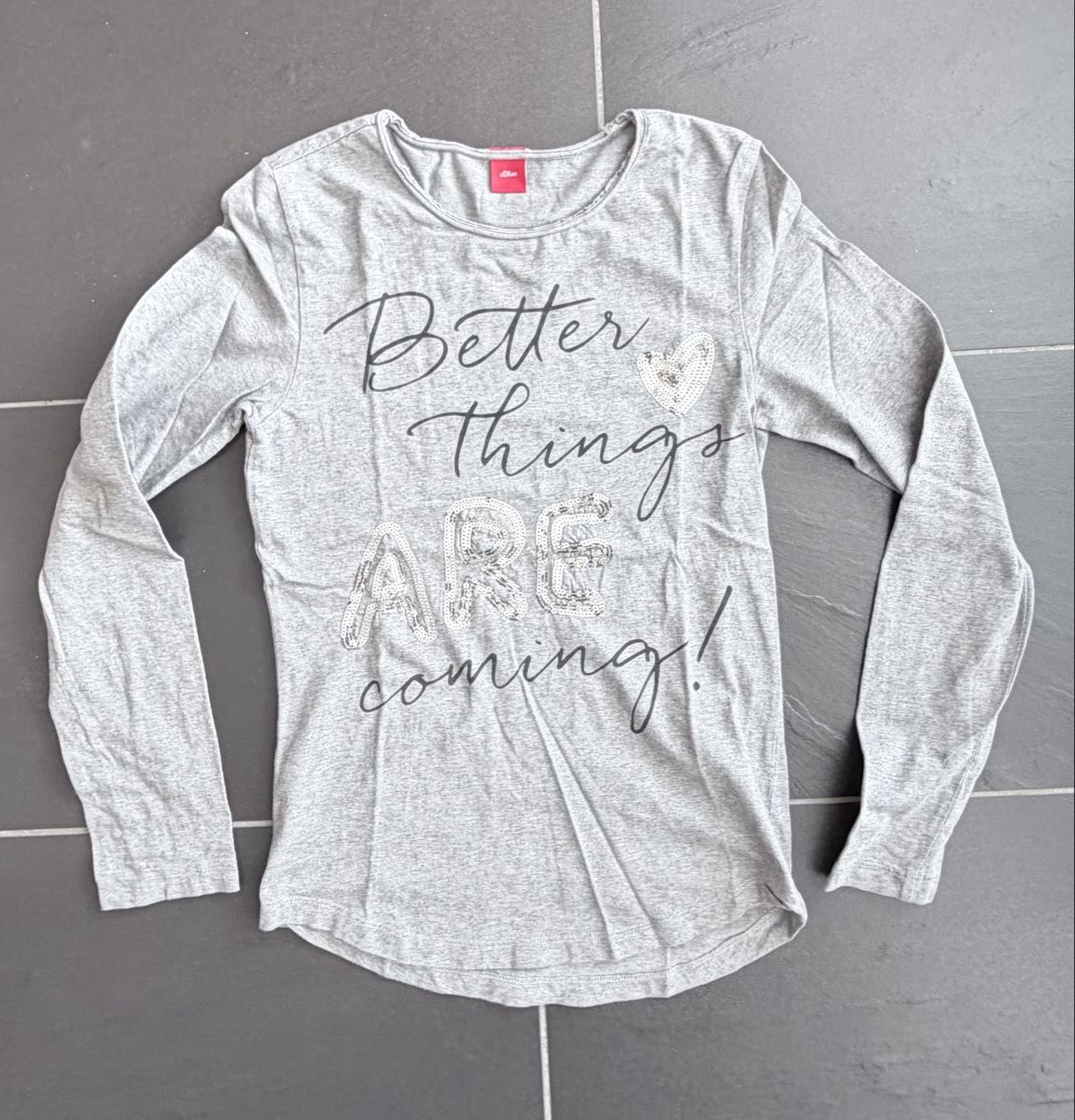 S.Oliver Maglioni & Felpe: Shirt S.OLIVER, Gr. 164, grau – Usato da Embrach venduto da cohazo