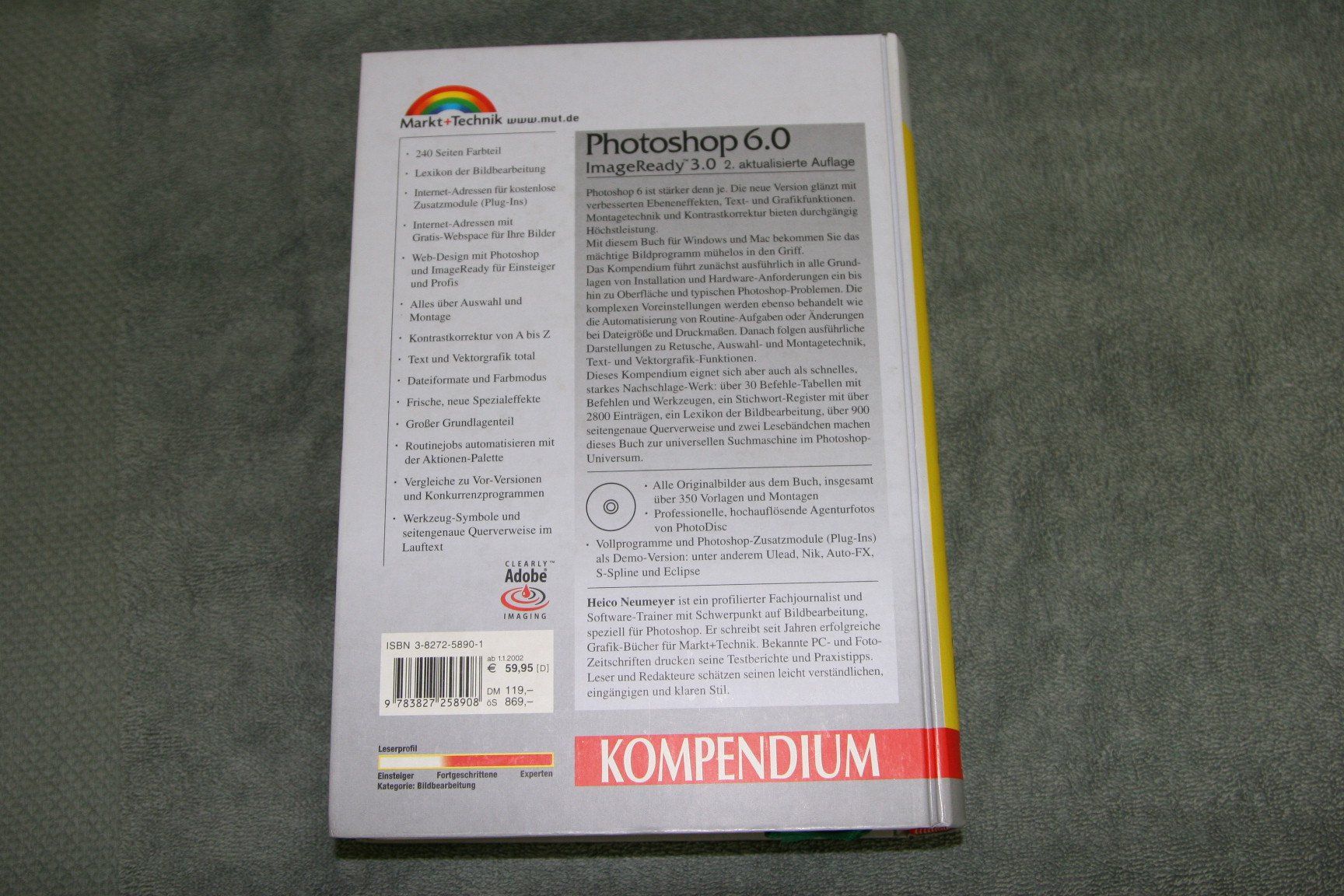 Libri: Buch "Photoshop 6.0" von 2001 – Usato da Büren an der Aare venduto da Sabinem71 1