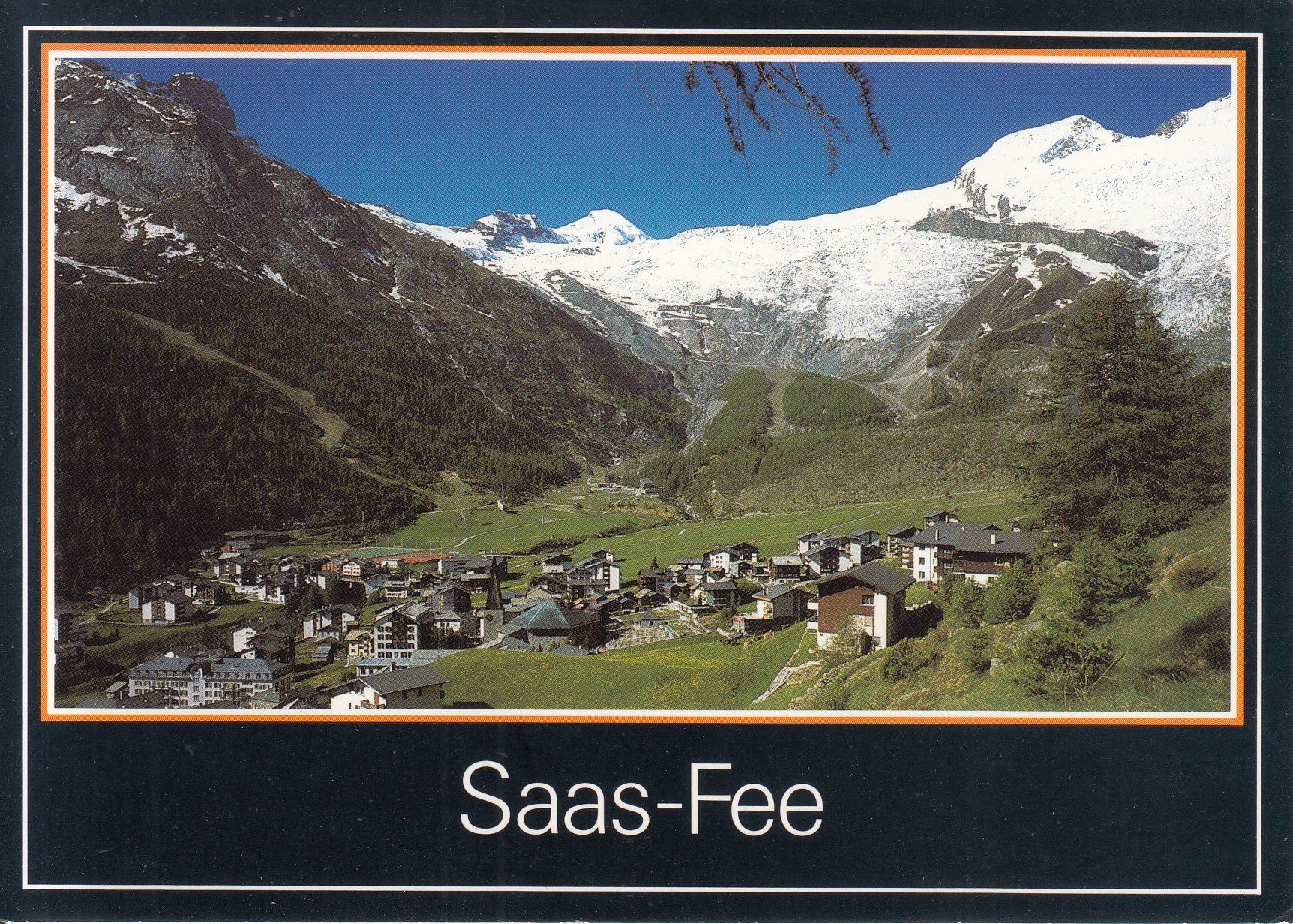 Cartoline postali: Saas Fee 1998 – Usato da Bürglen TG venduto da StampGraf