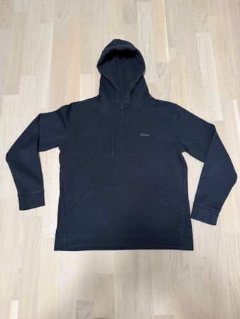 Schwarzer Hoodie Boss für Herren, Grösse M