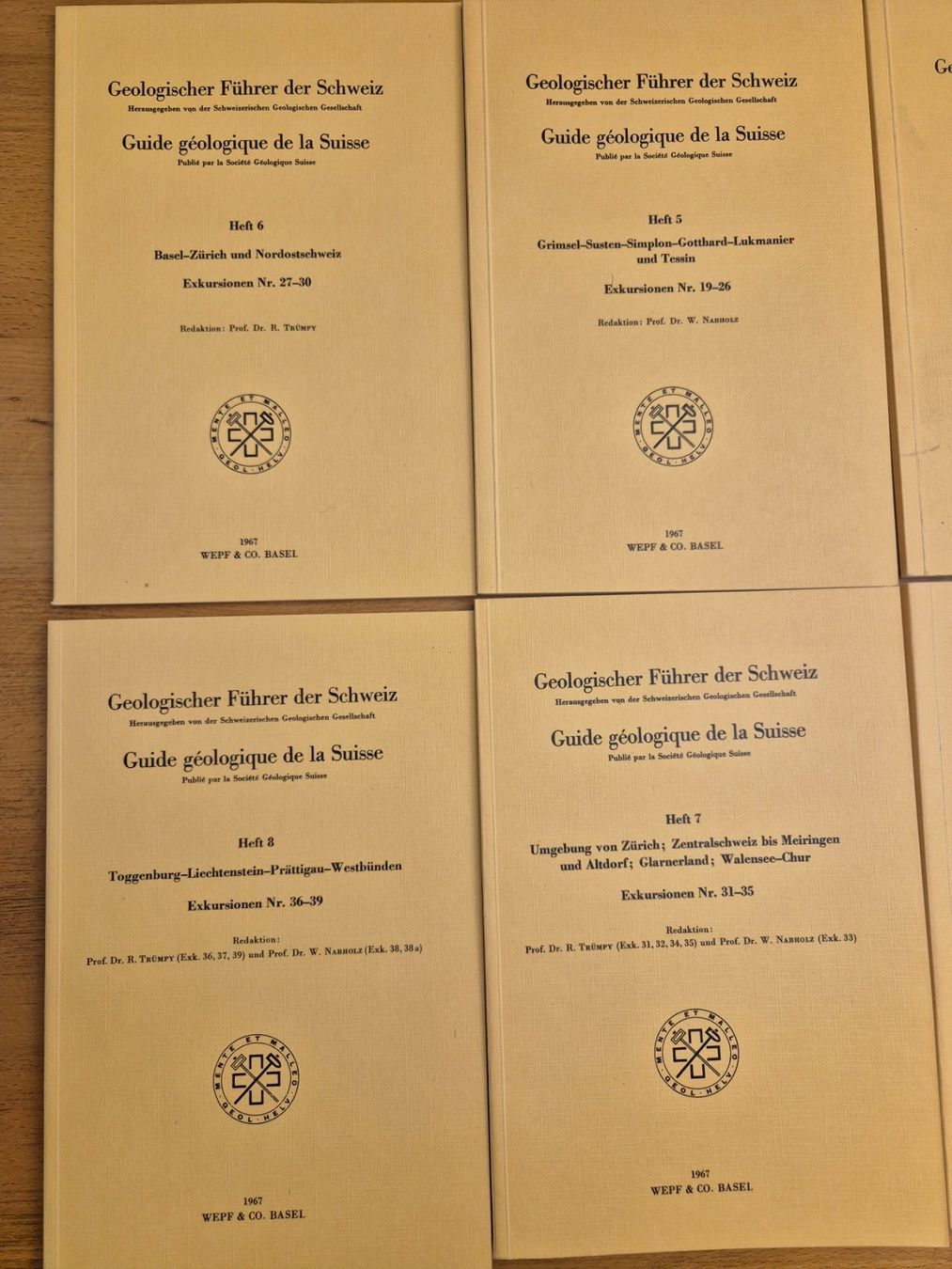 Libri: Guide géologique de la Suisse 1967 – Usato da Bogis-Bossey venduto da VNT-GE.ch 5