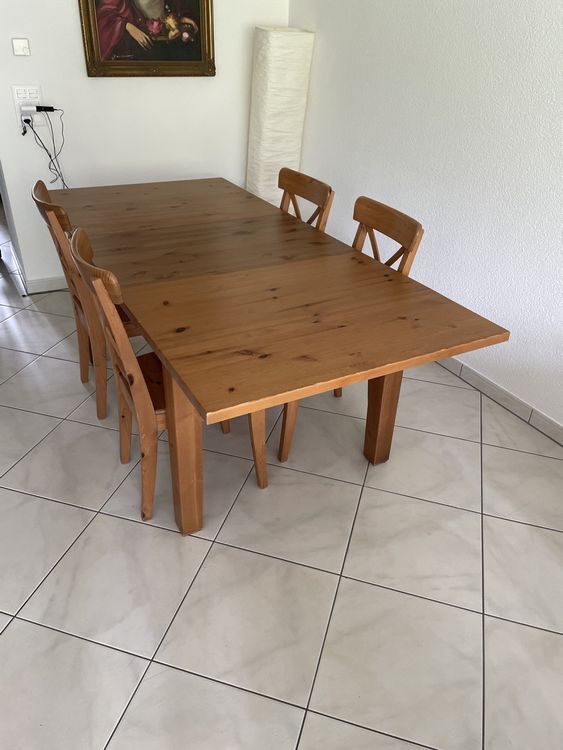 Esstisch Mit Stuhlen Gebraucht