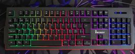 Gaming Tastatur mit Hintergrundbeleuchtung QWERTZ
