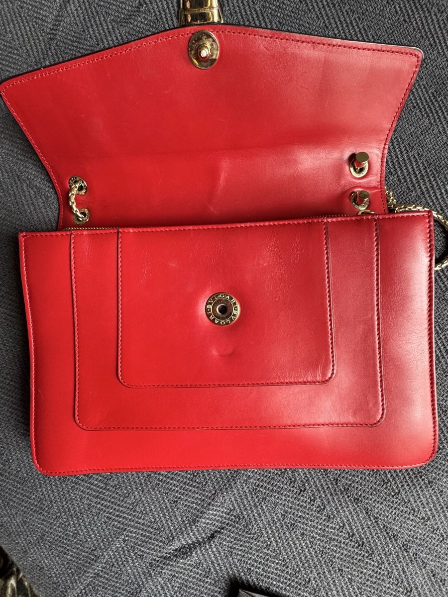 Bulgari Borse da donna: Sac Bulgari Serpenti Forever rouge – Usato da Genève venduto da inf_2ggr 1