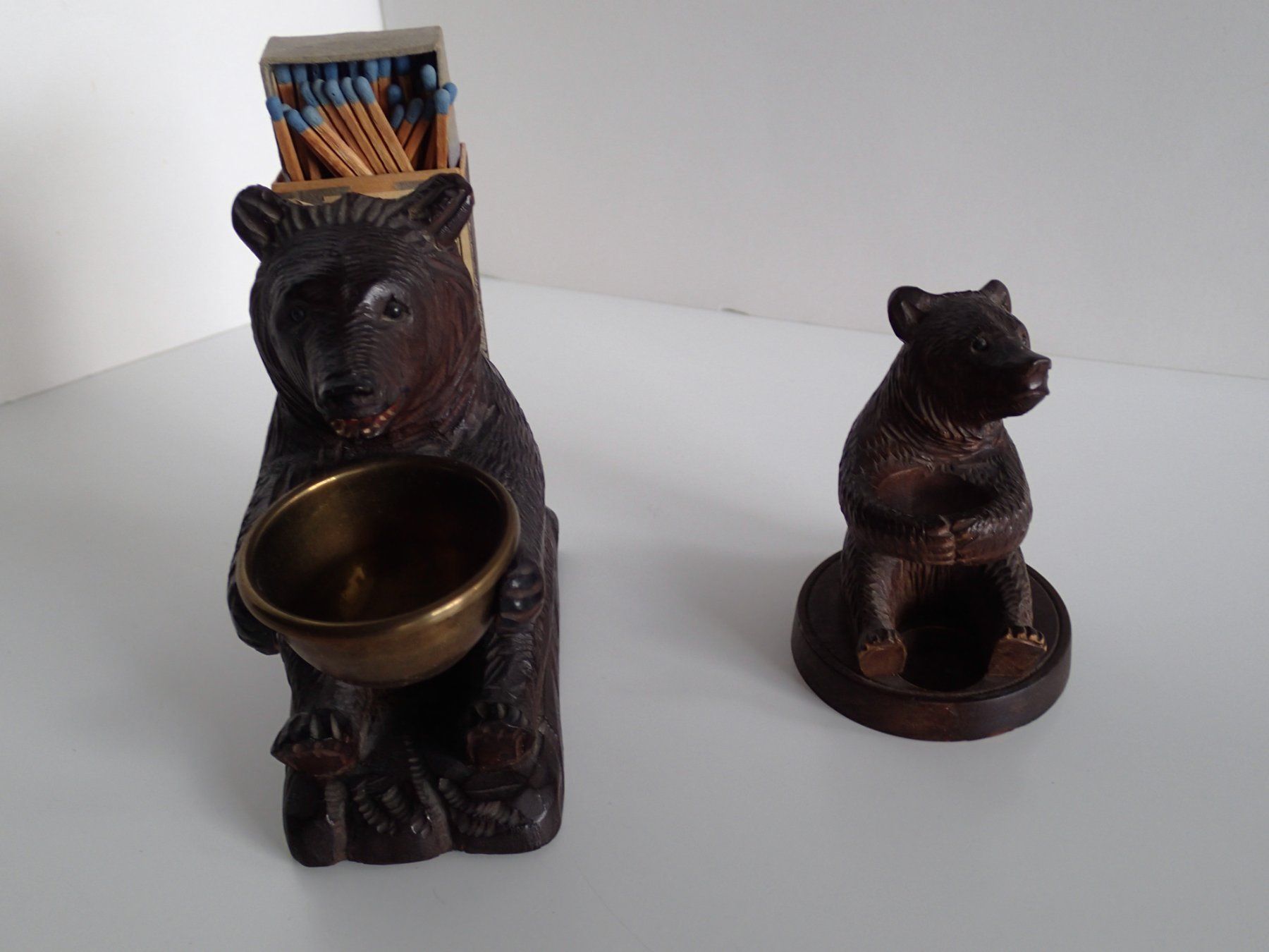 Statuette: 2 Brienzerbären  Höhe 11 cm und 7 cm – Usato da Allschwil venduto da Salus17