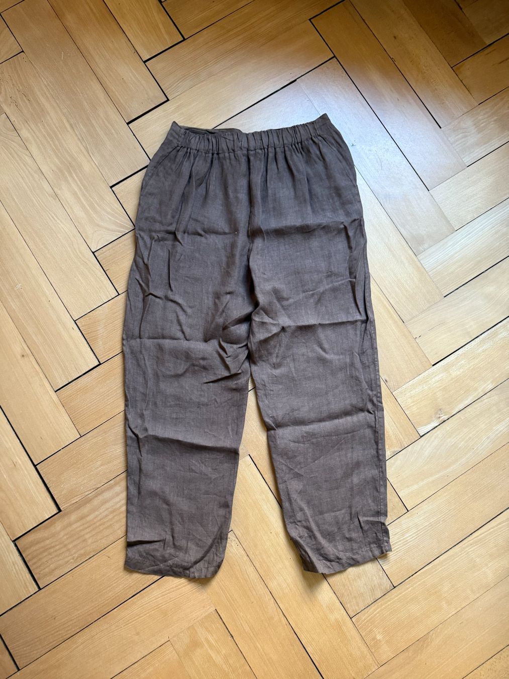 Pantalons: SAYONARA STUDIOS - Leinenhose braun S – D'occasion à Zürich par Diazaio 3