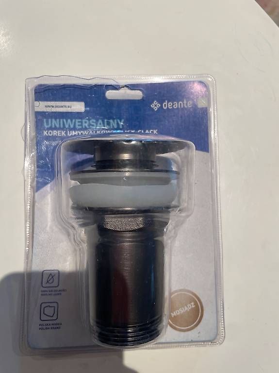 Duschbrausen: Deante Click-Clack Ablaufventil Titanium  unbenutzt – Gebraucht aus Ennetbaden von melser01